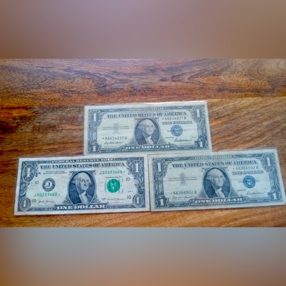 Two Sets of Vintage US Currency